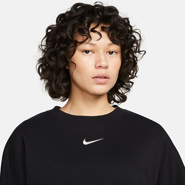 Женский оверсайз свитшот с фениксом Nike, Black — фото 4