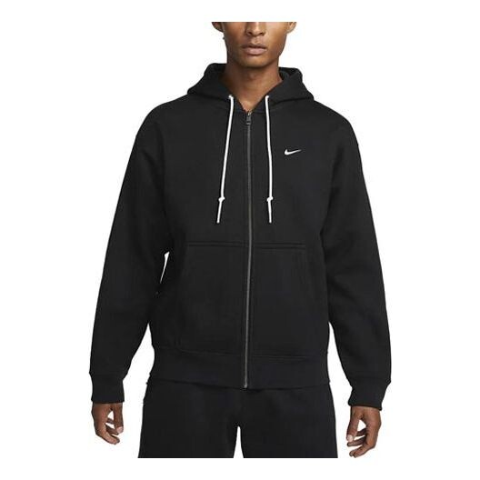 

Куртка Nike Solo Swoosh Men's Full-Zip Hoodie 'Black', черный