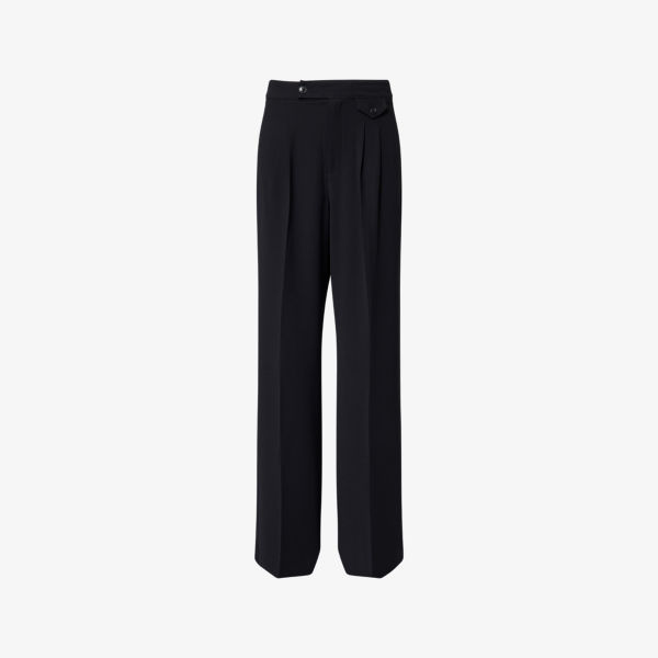 

Брюки Brigida широкие из крепа Paige, черный
