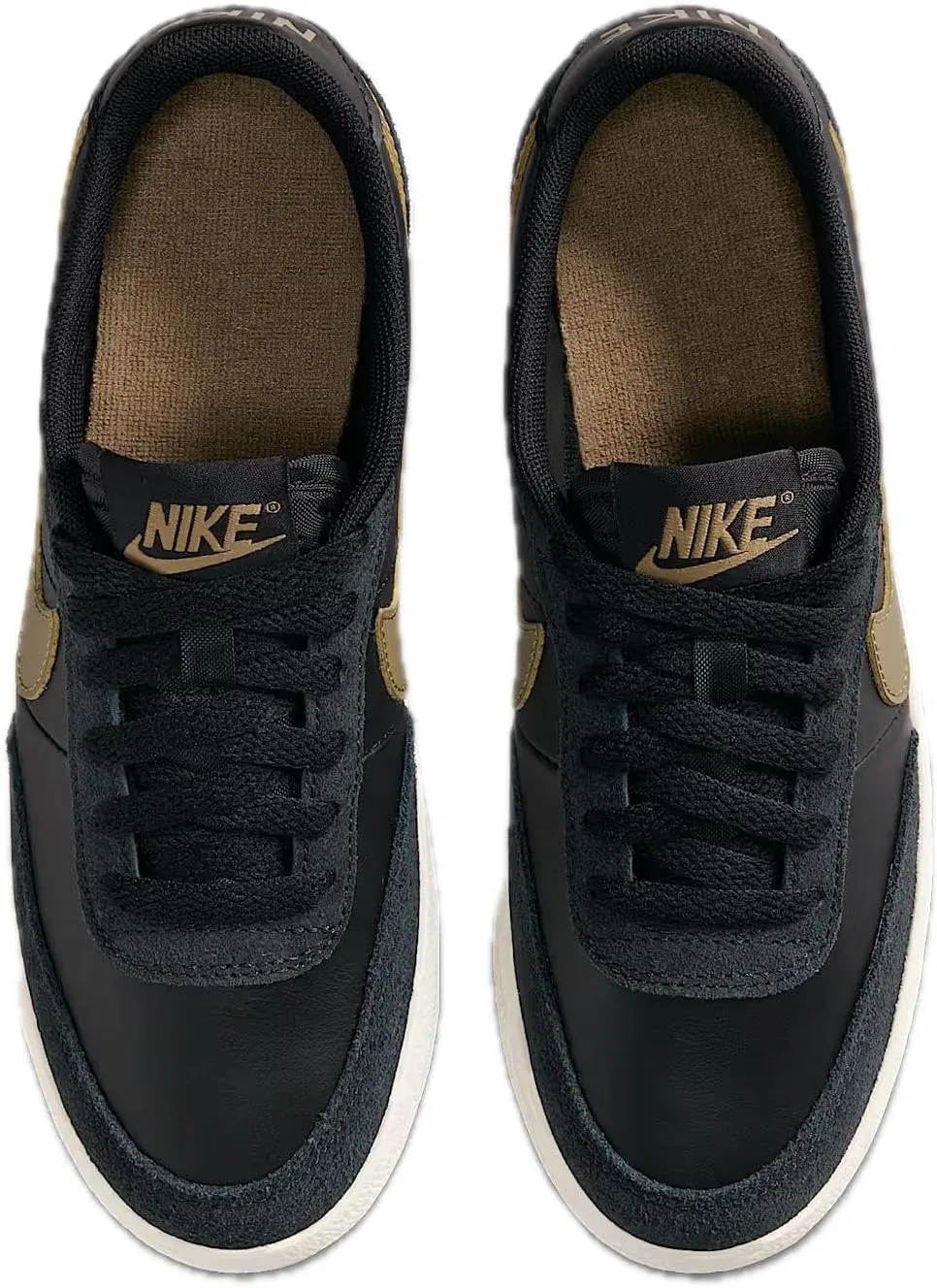 Мужские кожаные кроссовки Nike Killshot 2 HM9431, черный/коричневый/слоновая кость — фото 2