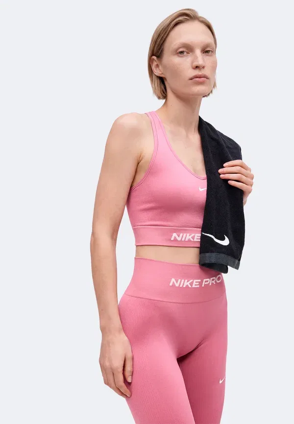 Майка Nike Performance, пион/белый — фото 4