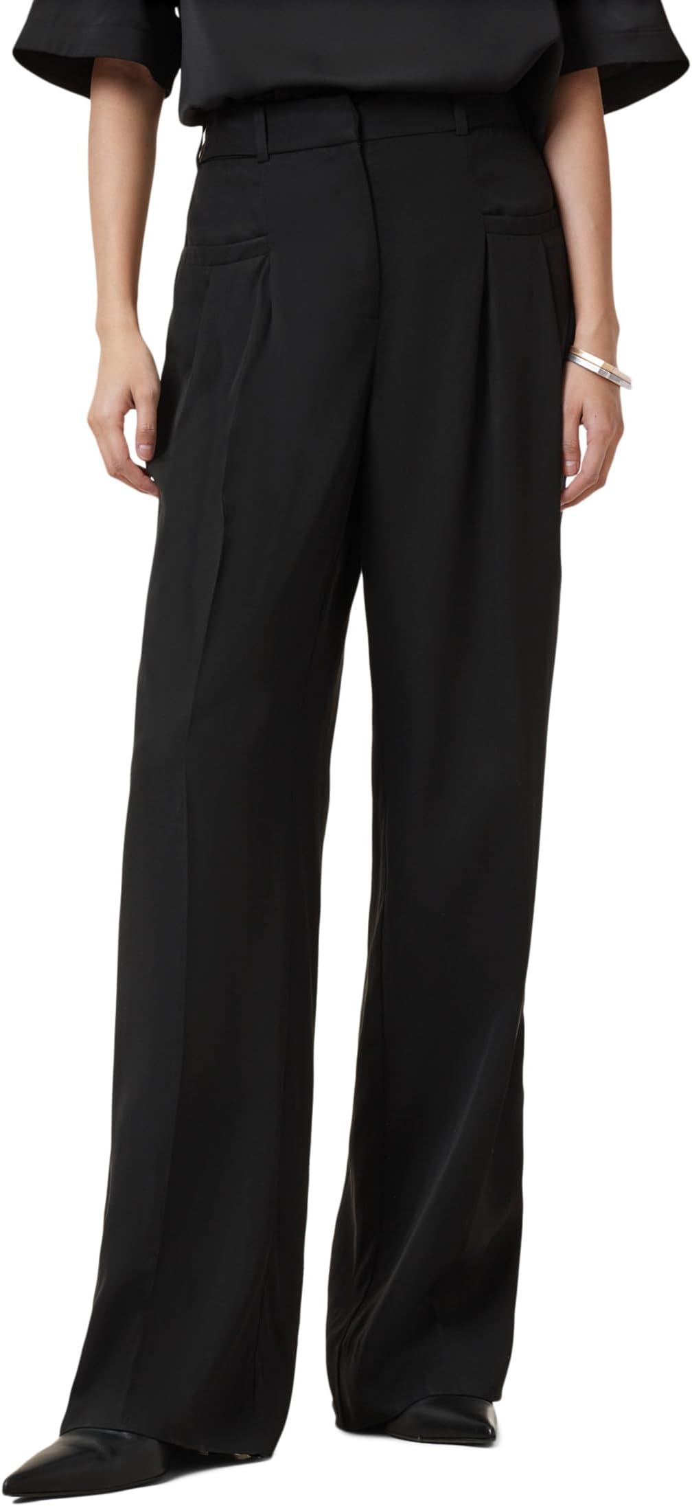 

Брюки AllSaints Zenni Trouser, черный