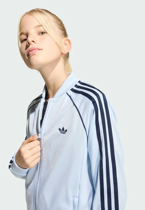 Спортивная толстовка на молнии Adidas Originals, Crystal Sky Night Indigo — фото 3