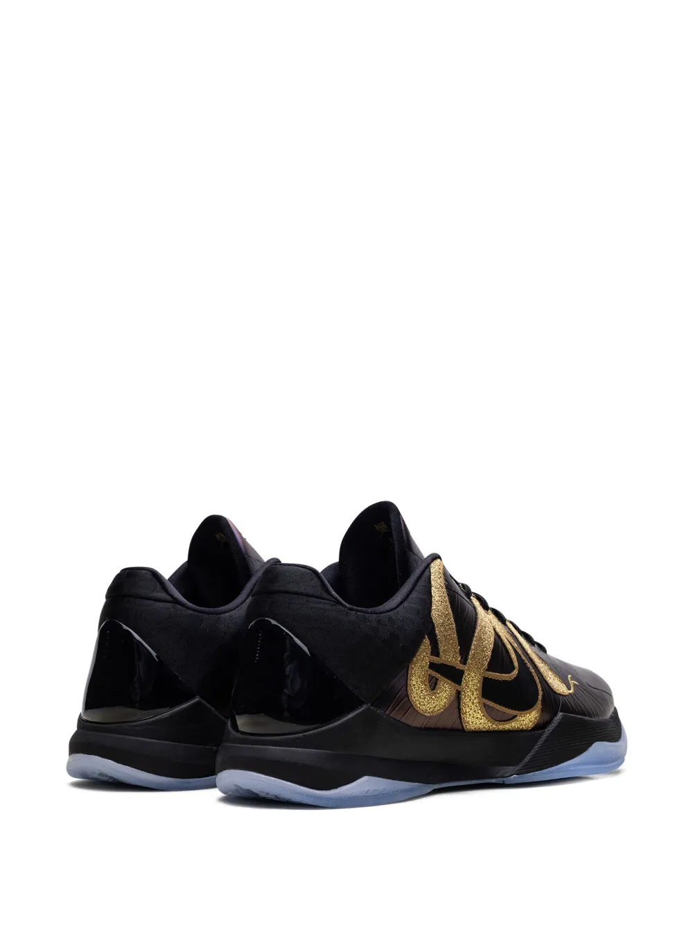 Кроссовки Zoom Kobe 5 Protro Eggplant - Eggplant/Black/Metallic Gold Nike, фиолетовый — фото 3