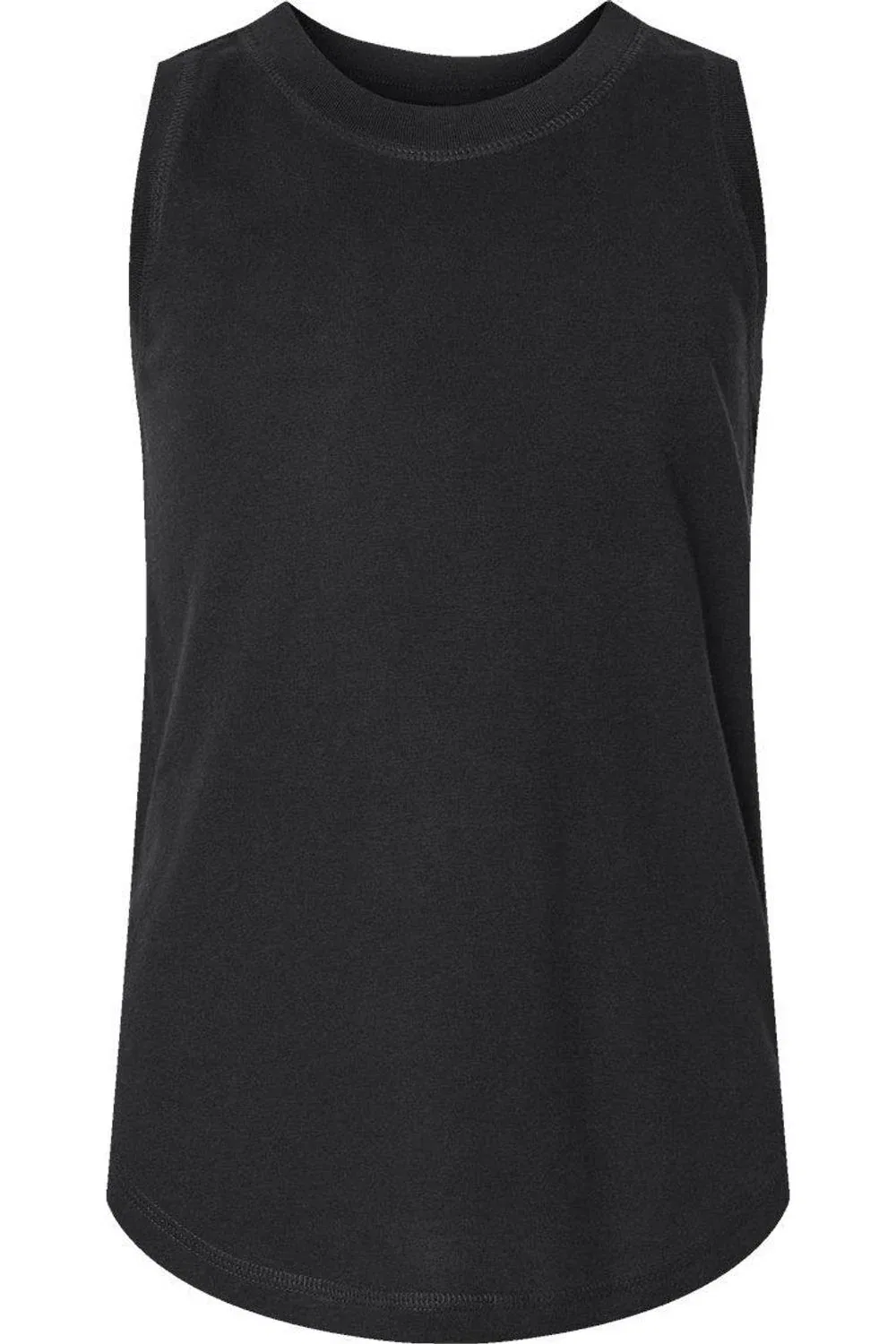Майка-топ LAT Girls' Relaxed Fine Jersey Tank, черный