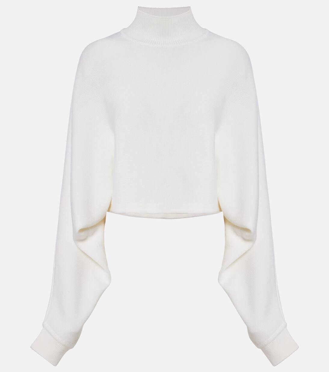 

Шерстяной свитер с высоким воротом Alaïa, цвет blanc naturel