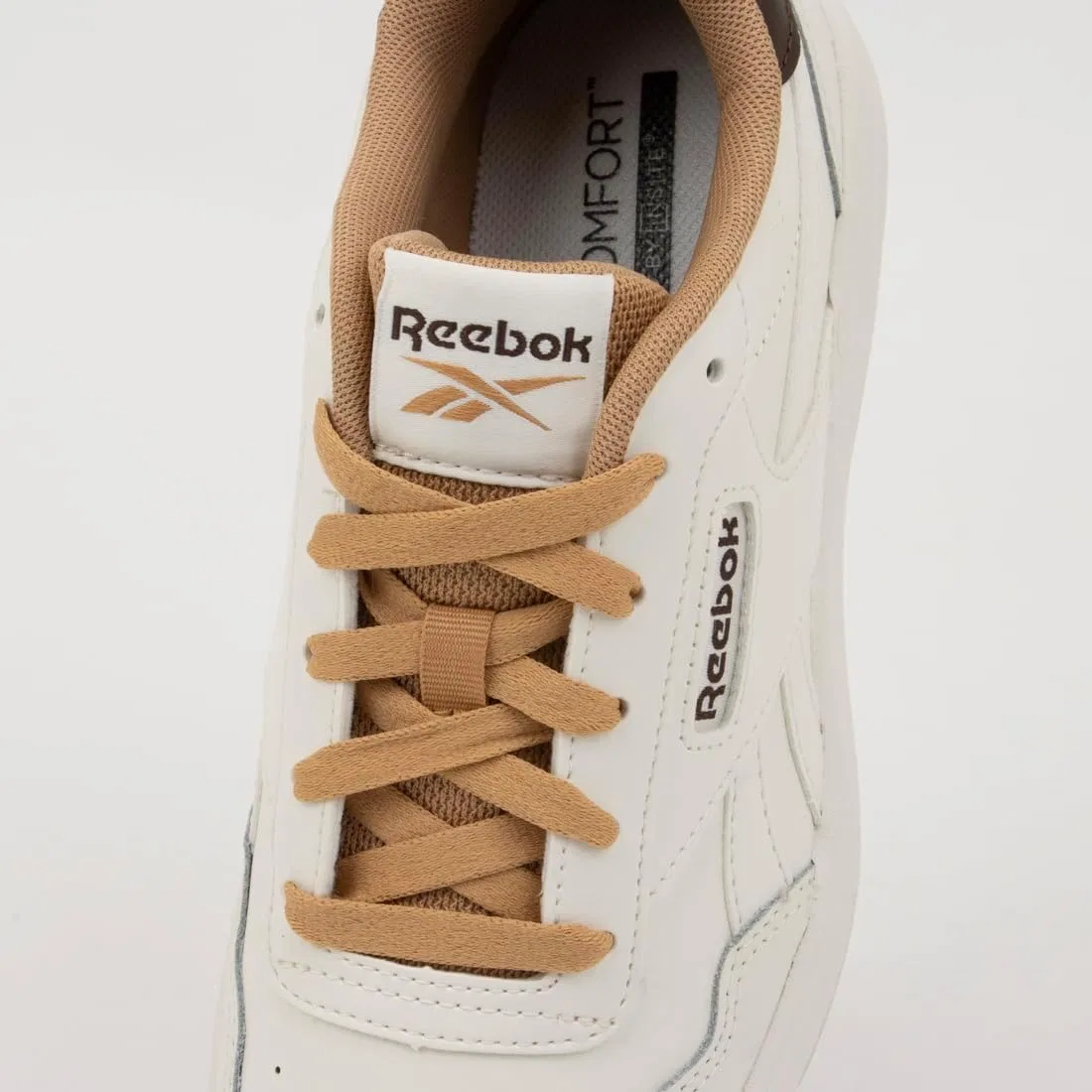Кроссовки Reebok Workout Low Classic, Chalk Camel Campus Brown — фото 3