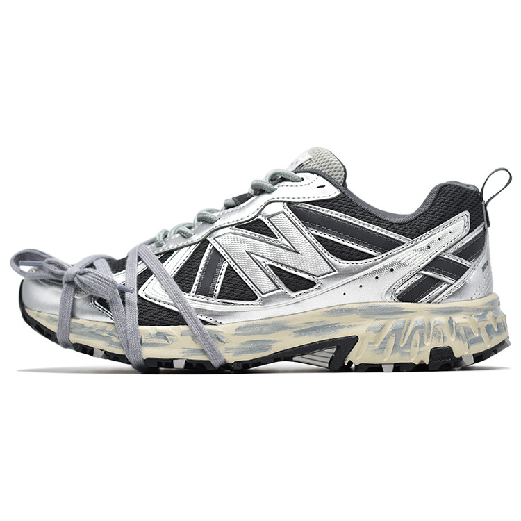 

Кроссовки NB 410 унисекс с низким верхом серебристые/темно-серые New Balance