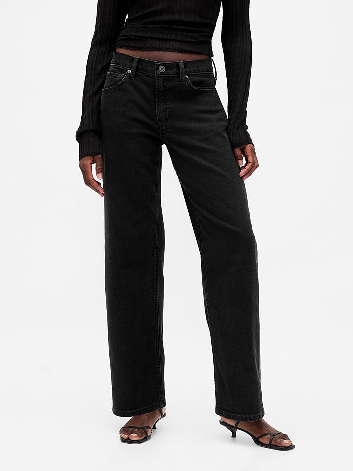 

Джинсы - комфортный крой - черного цвета GAP