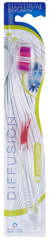 

Диффузионная зубная щетка мягкая Elgydium, 1 шт
