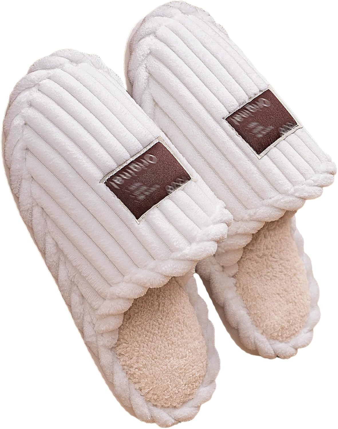 

Женские и мужские домашние тапочки, удобные с памятью формы, пушистые тапочки, с подкладкой из плюшевой флисовой ткани, на смену, для спальни, зимние домашние и тапочки с теплой меховой подкладкой и противоскользящей резиновой подошвой Lghlmcl,...