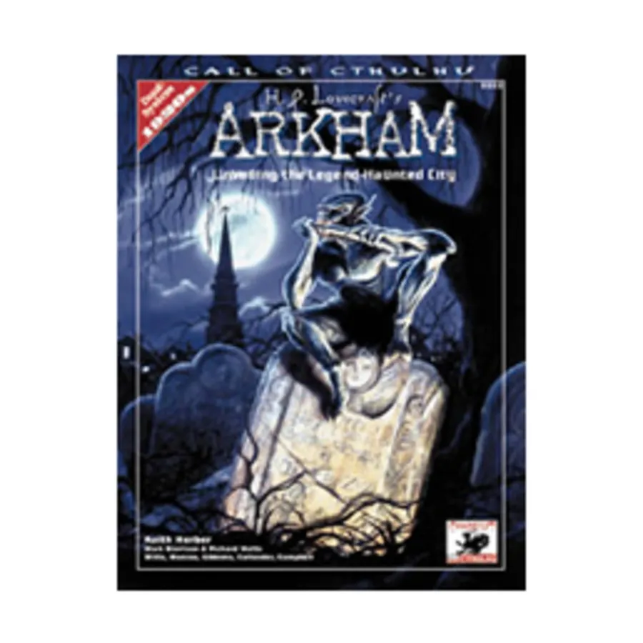 

H.P. Lovecraft's Arkham - Unveiling the Legend-Haunted City, Call of Cthulhu - Rule, Source & Supplement Books (Chaosium 5.6-6th Editions), мягкая обложка