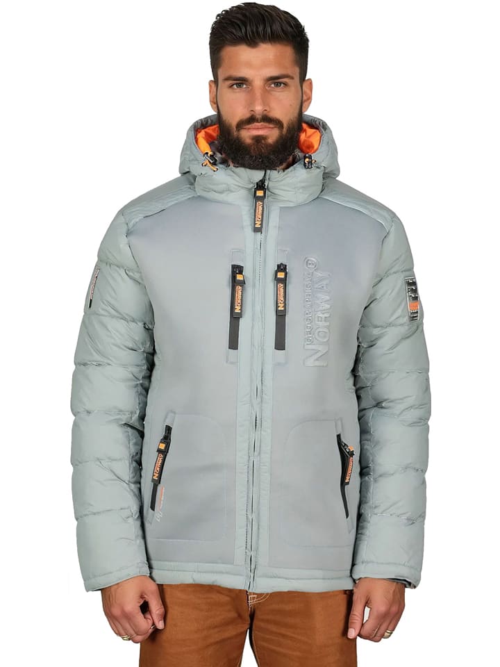 

Geographical Norway Пуховая куртка "Бичвуд" серого цвета