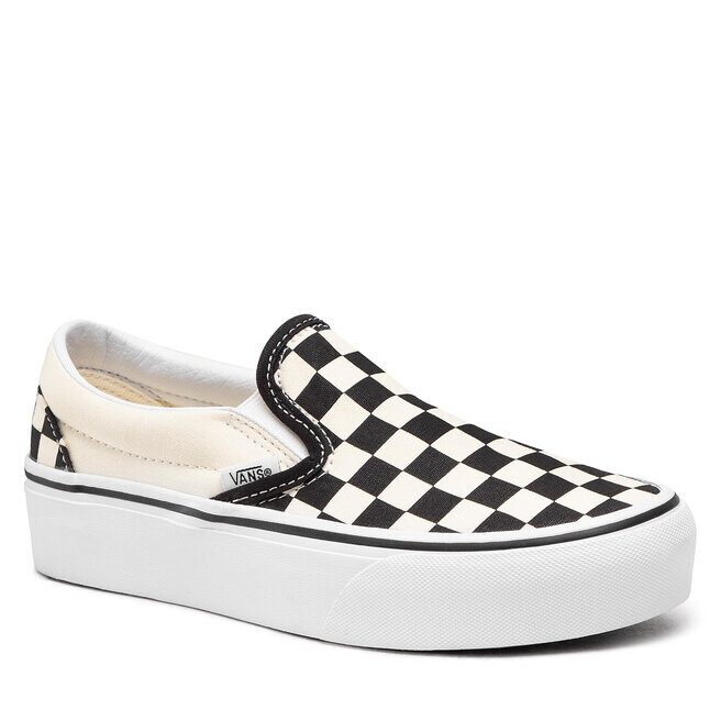 Кроссовки Vans ClassicSlip-On P, черно-белый