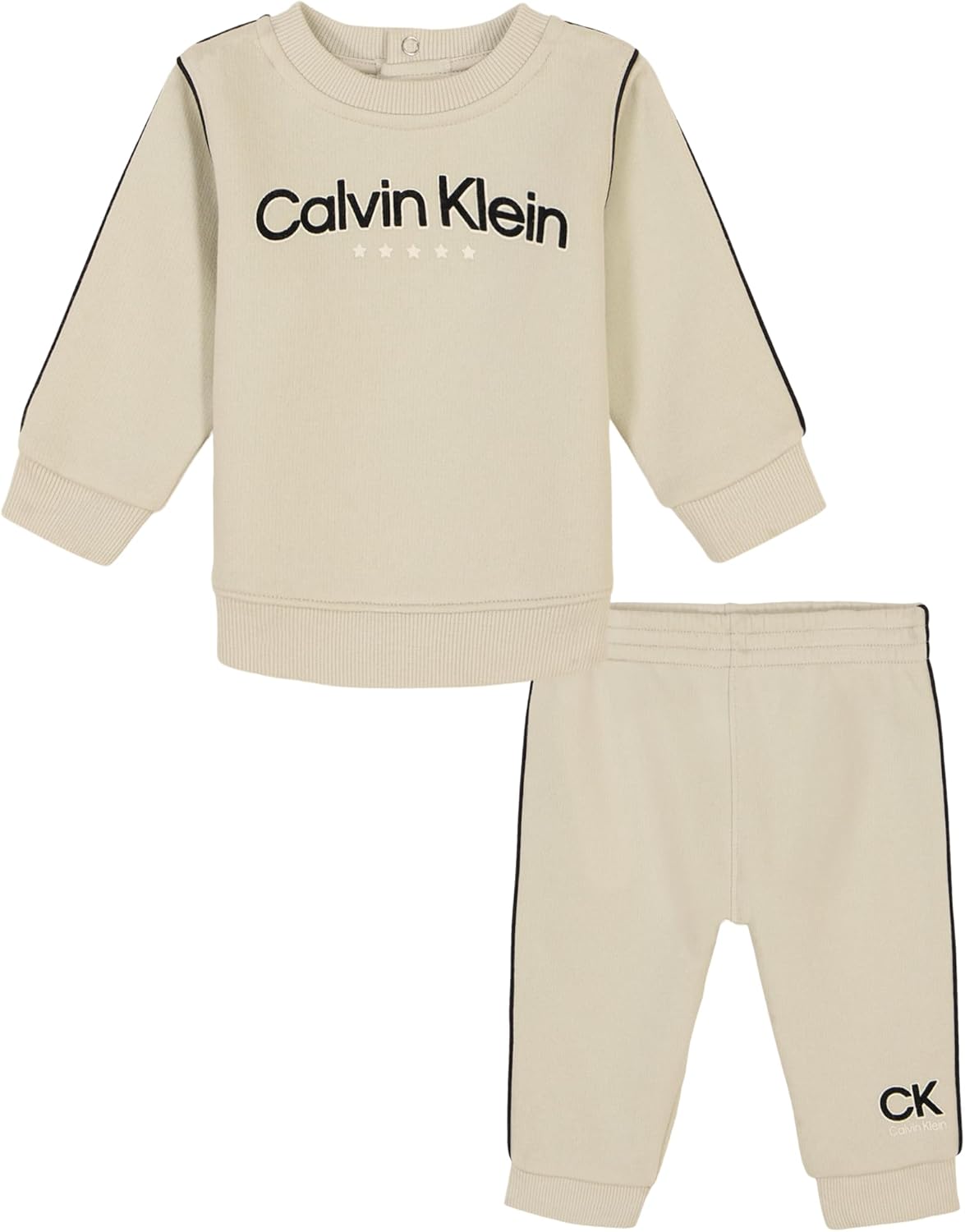 

Комплект из двух трикотажных вещей Calvin Klein для девочек, Peyote/Deep Black