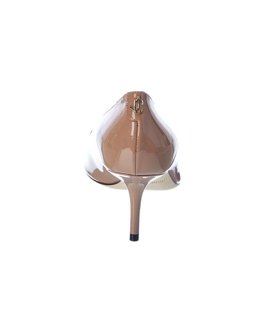Патентованные туфли-лодочки Jimmy Choo Love 65, розовый — фото 3