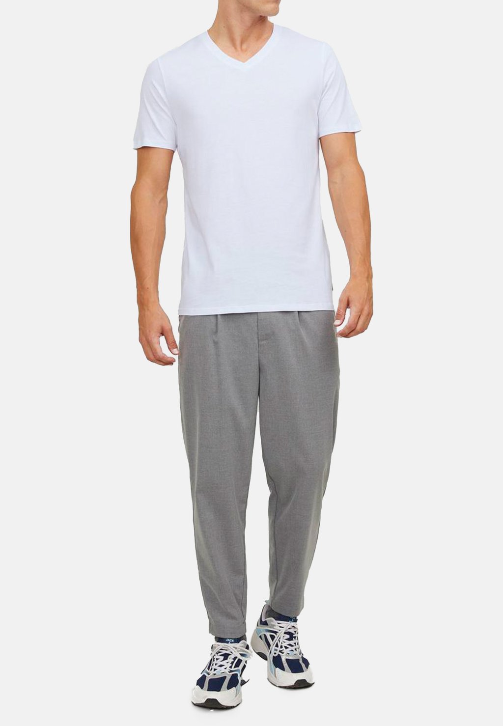 

Нижняя футболка 4ER PACK KURZARM Jack & Jones, белый