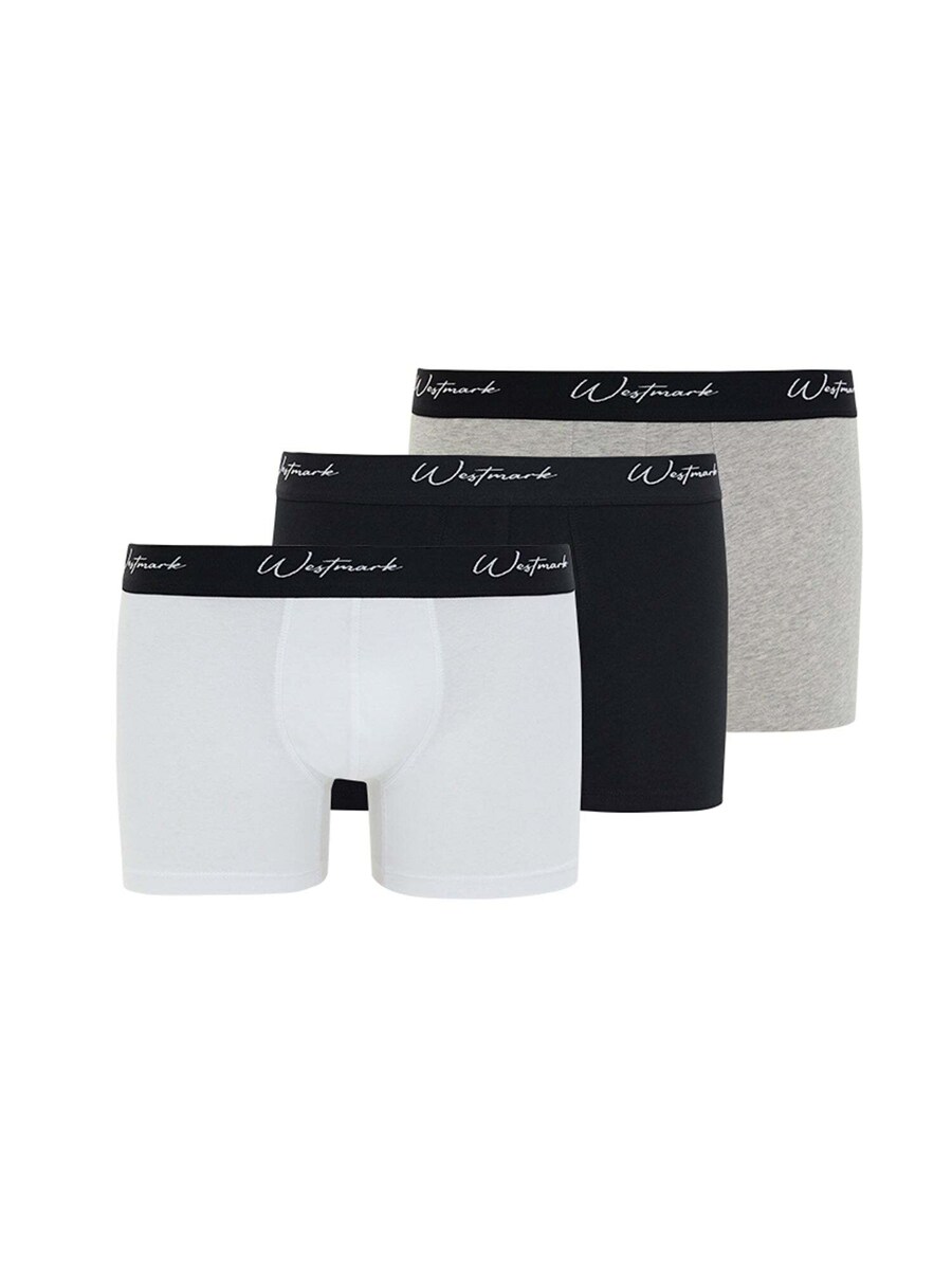 

Трусы WESTMARK LONDON Boxer shorts Lucas, цвет mottled grey/black/white