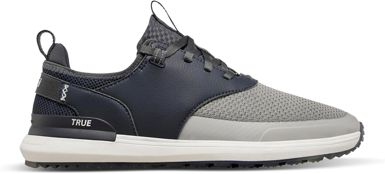 

Мужские гольф-туфли True LUX Hybrid, водонепроницаемый трикотажный верх, 100 наппа True Linkswear, серый