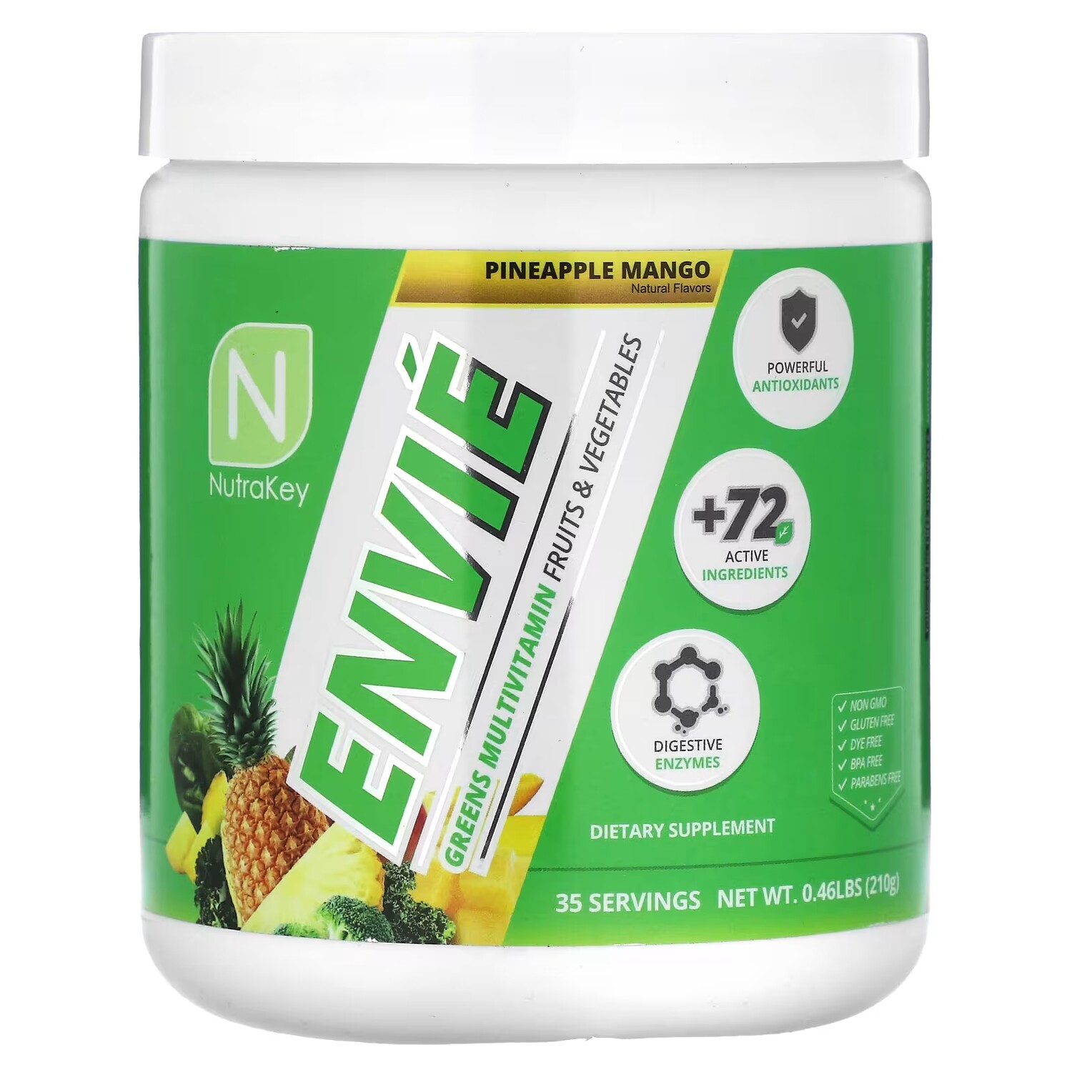 

Мультивитамины Nutrakey Envie ананас и манго, 210 г