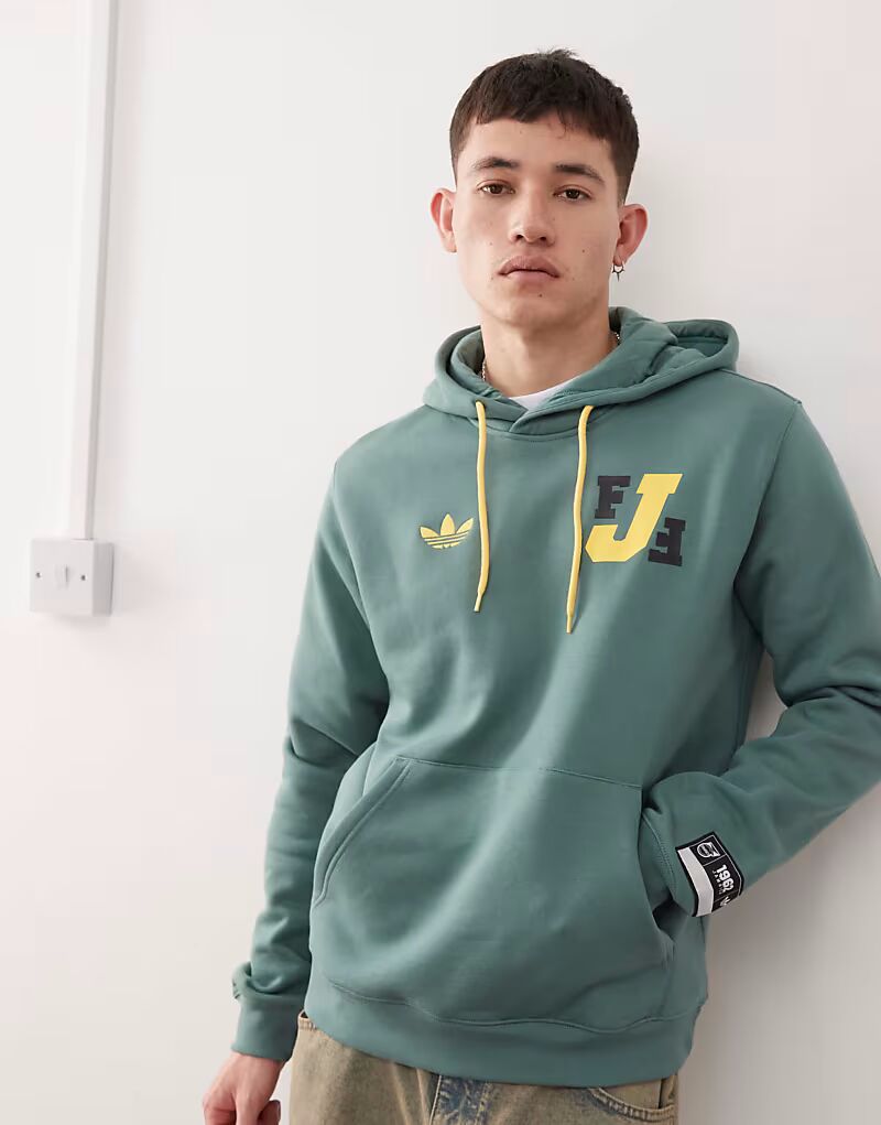 

Толстовка Adidas Originals Jamaica VRCT зеленого цвета