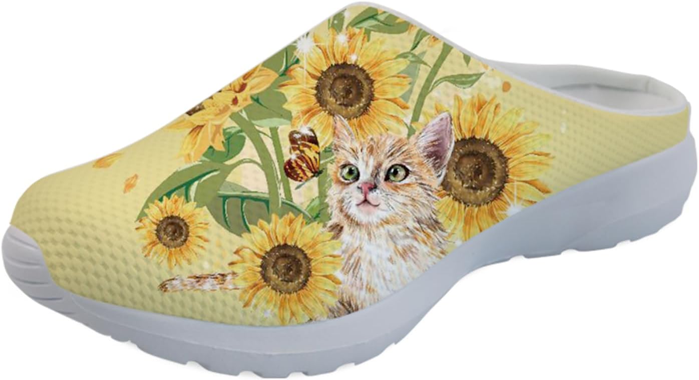 

Разноцветные садовые сабо Forchrinse с грибным рисунком для женщин и мужчин, легкие водные тапочки, домашние сандалии для кормления, с поддержкой свода стопы