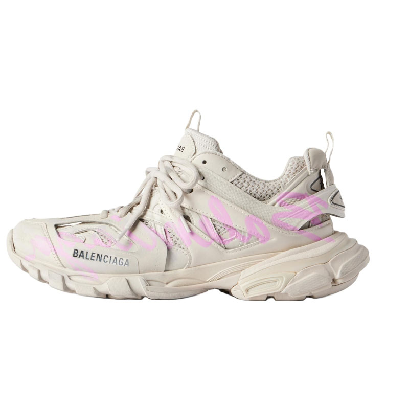 Кроссовки Track Signature Low top Chunky Balenciaga, бежевый