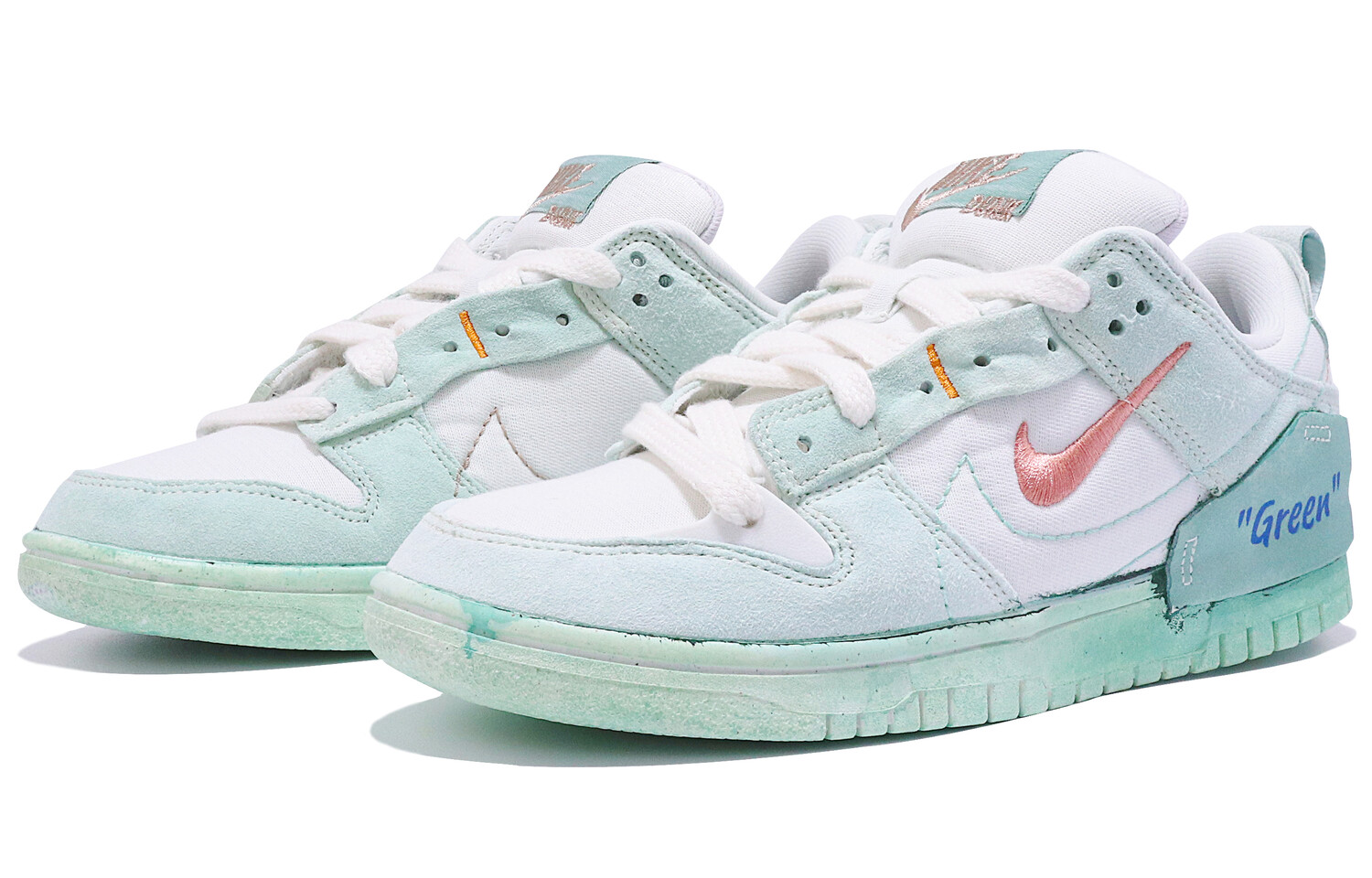 

Кроссовки Nike Dunk Skateboard Shoes Women's Low-Top Green