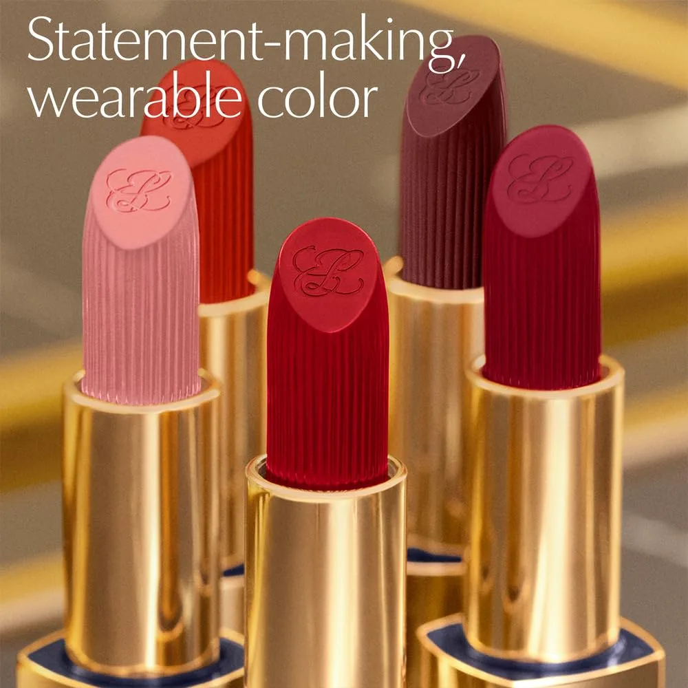 Кремовая помада Estée Lauder Pure Color Long Lasting Cream Lipstick для женщин с кремовым финишем | Увеличивает объем и питает, 0,12 унции, 561 Intense Nude - Mauve with a warm undertone — фото 3