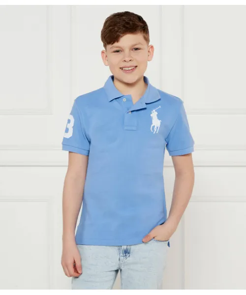 

Футболка поло Slim fit Polo Ralph Lauren, синий