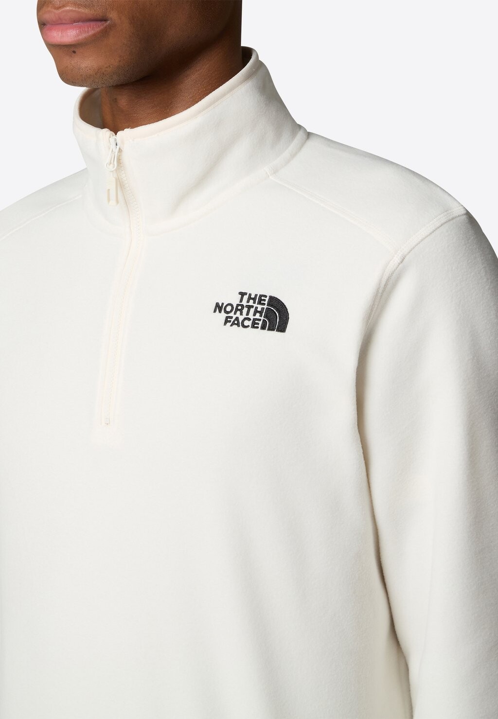 

Флисовый джемпер 100 GLACIER 1/4 The North Face, кремовый