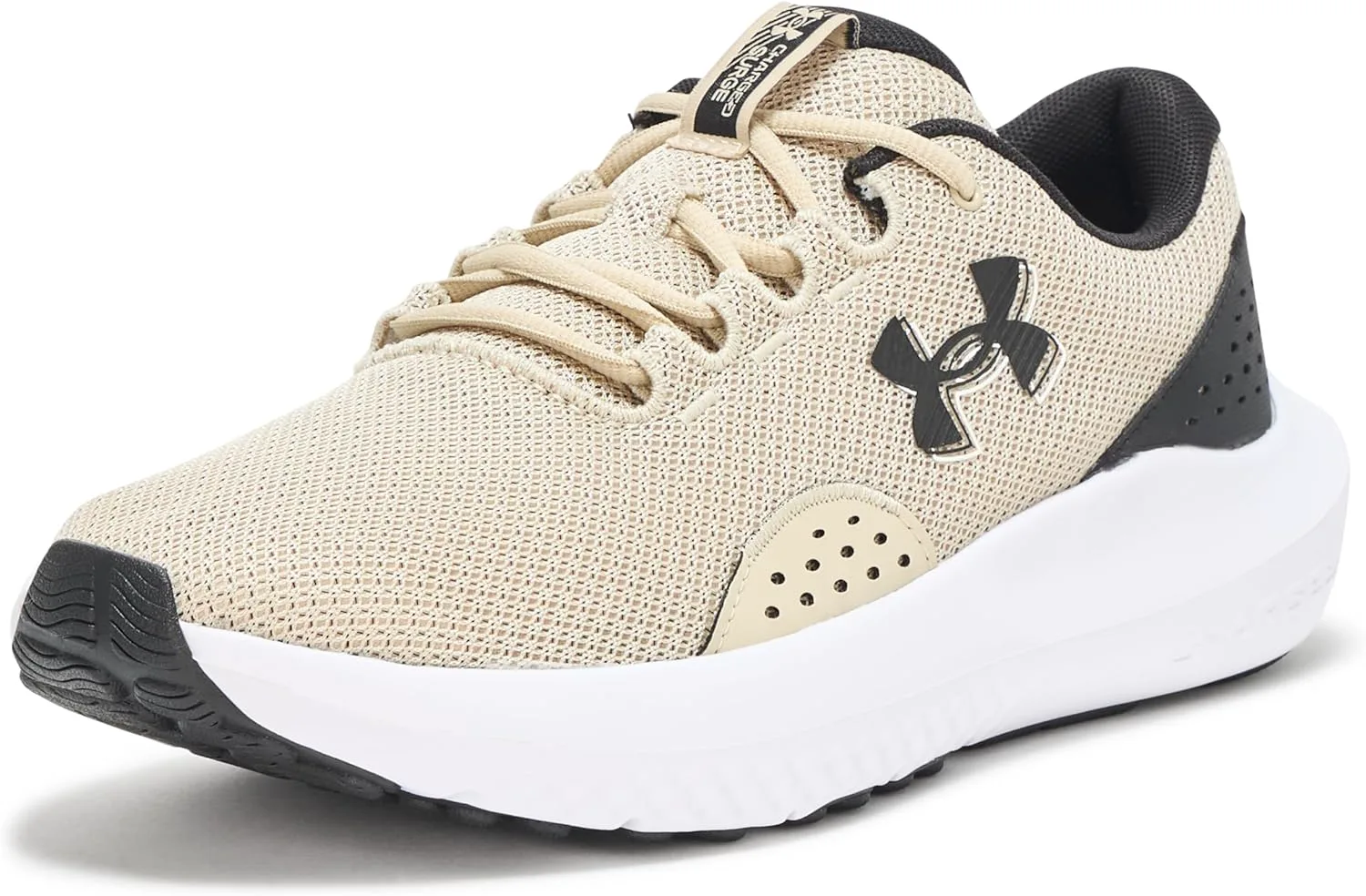 Мужские кроссовки Under Armour Charged Surge 4, хаки/черный — фото 4