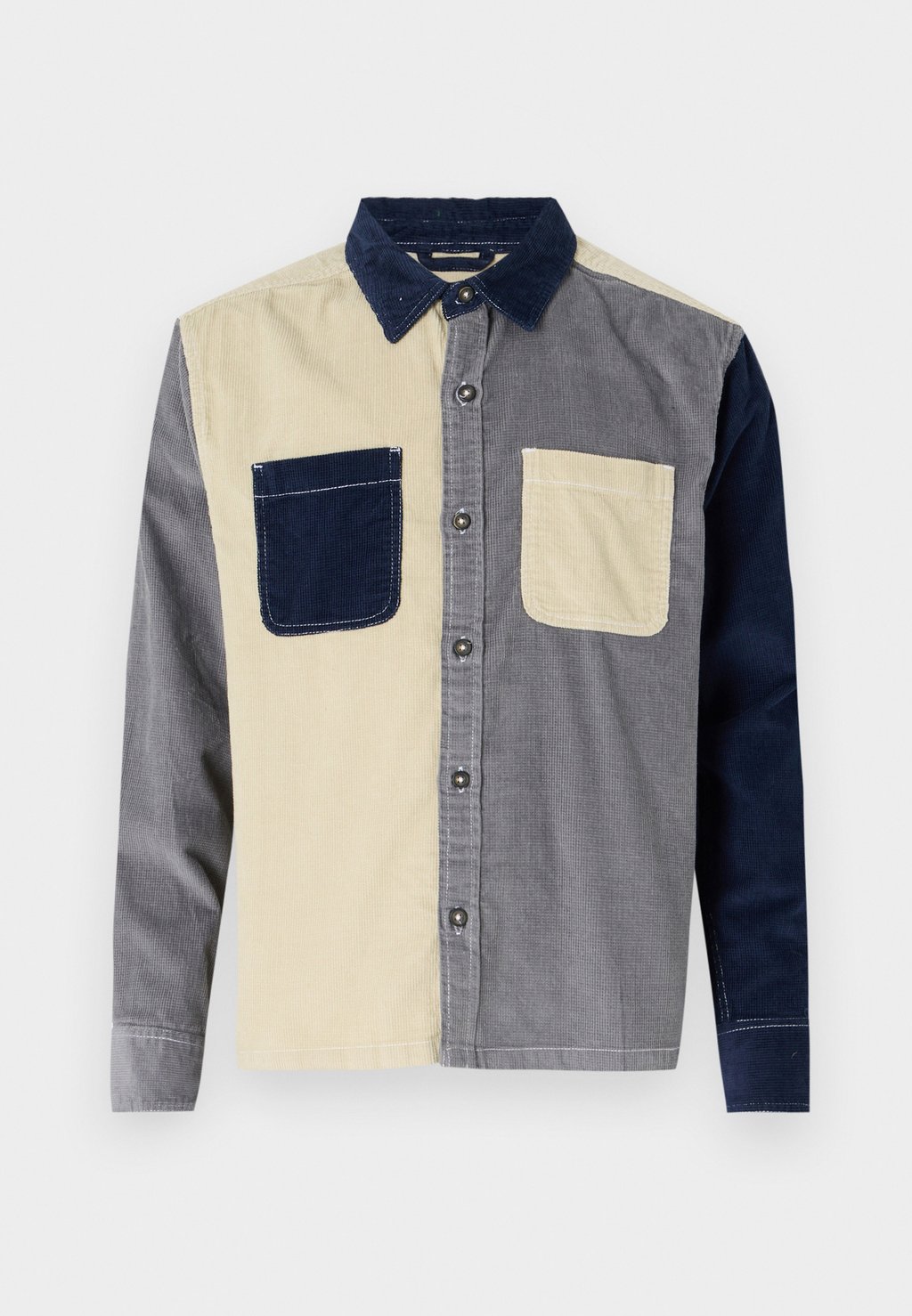 

Блузка на пуговицах WAFFLE SHIRT UNISEX BDG Urban Outfitters, синий