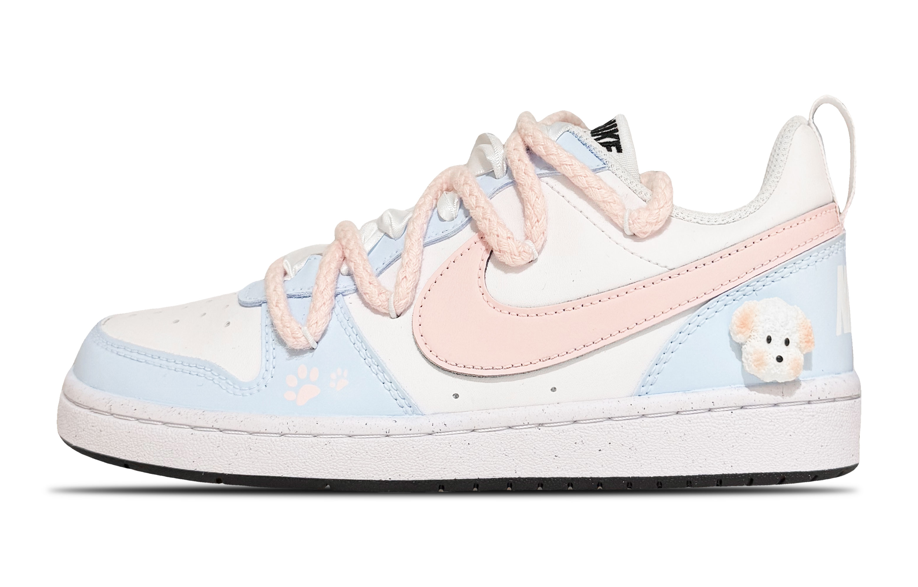 

Кроссовки для скейтбординга Court Borough Little Dot Puppy Low Top для детей и подростков Nike, синий