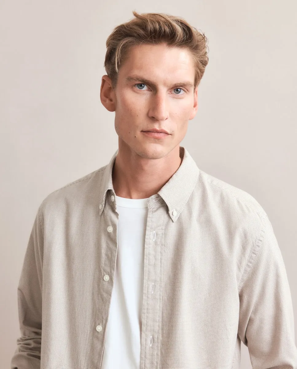 

Мужская спортивная рубашка с длинным рукавом Emidio Tucci, коричневый