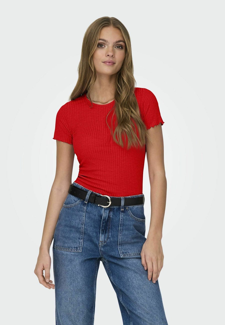 

Футболка ONLY ONLEMMA, Flame Scarlet/Red, Красный, Футболка ONLY ONLEMMA, Flame Scarlet/Red