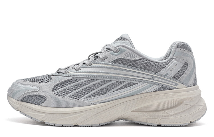 

Кроссовки XTEP Basque Lifestyle Shoes Men Low-top Phantom Grey/Aoki Grey, серый