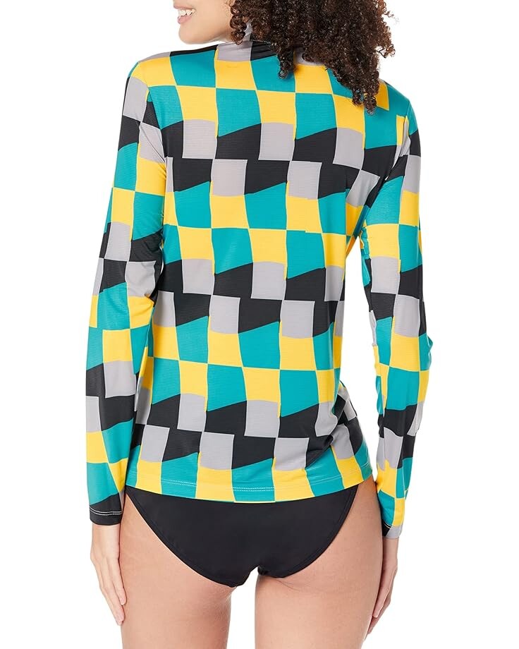 

Топ Jamie Sadock Twist Print Top, цвет Paradise
