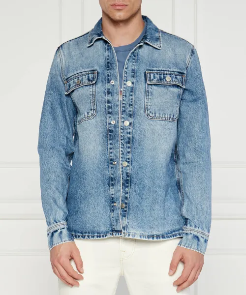 

Джинсовая рубашка Regular fit Pepe Jeans London, синий