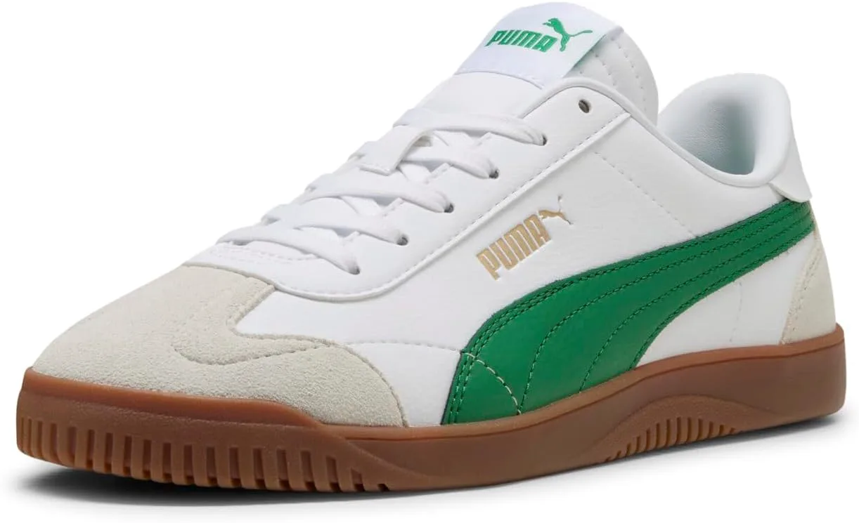 Кроссовки Puma Mens Club 5v5, белый/зеленый/серый