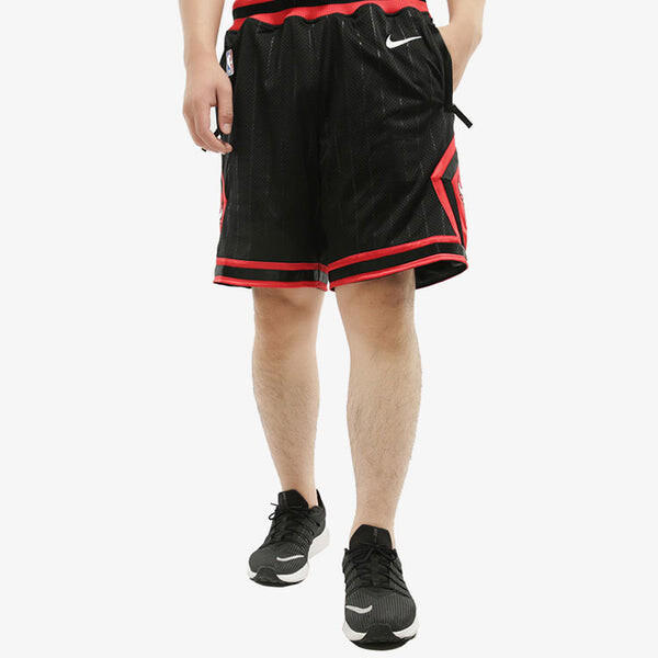 Шорты bulls courtside statement edition chicago bulls баскетбольные шорты черно- Nike, красный — фото 3