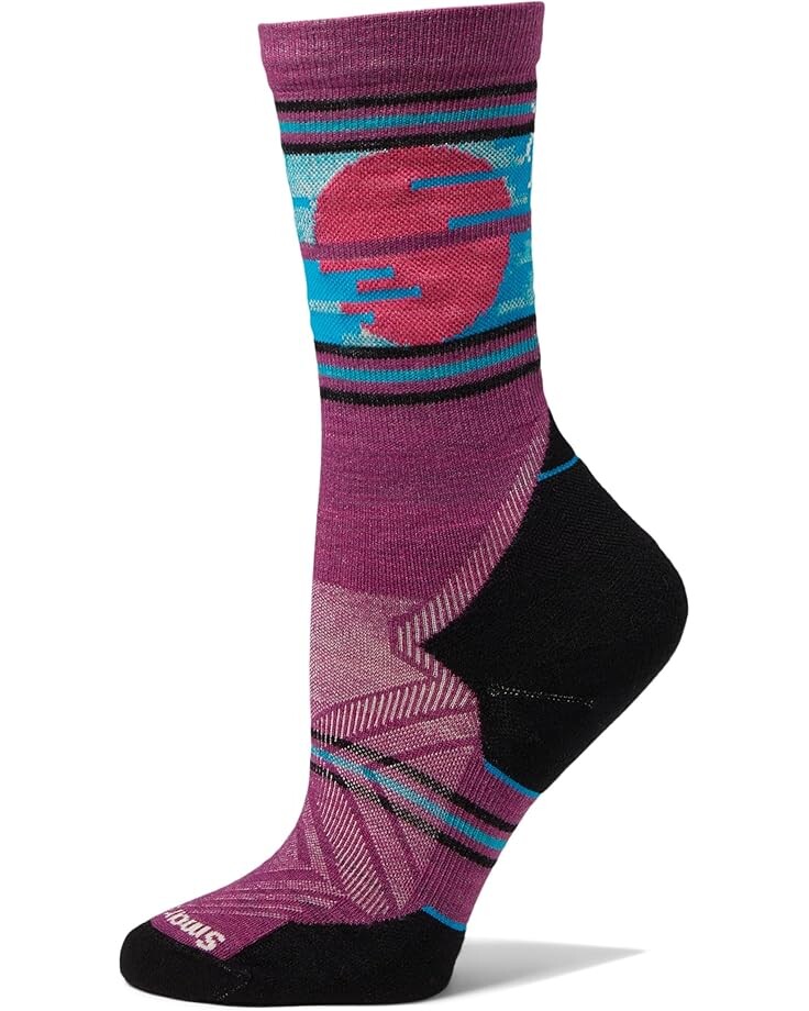 

Носки Smartwool Trail Run Targeted Cushion Sunset Trail Crew, цвет Meadow Mauve