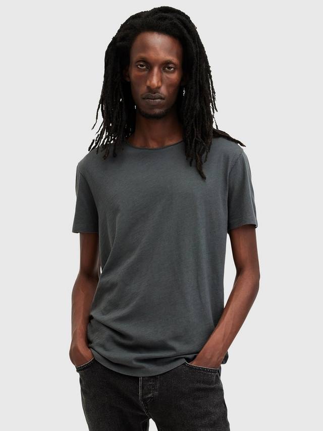 

Футболка с рисунком экипажа AllSaints, цвет Grey Mid