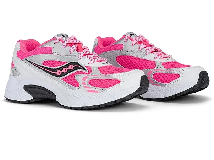 Кроссовки детские Volt 1000 Saucony Kids, White/Silver/Fuchsia — фото 2