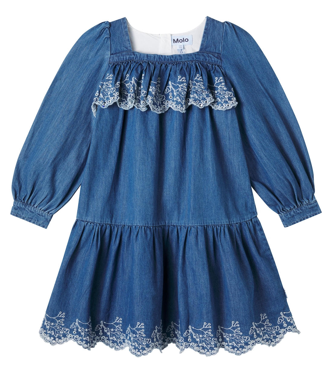 

Вышитое хлопковое платье Camitty Molo, Oak Embroidery