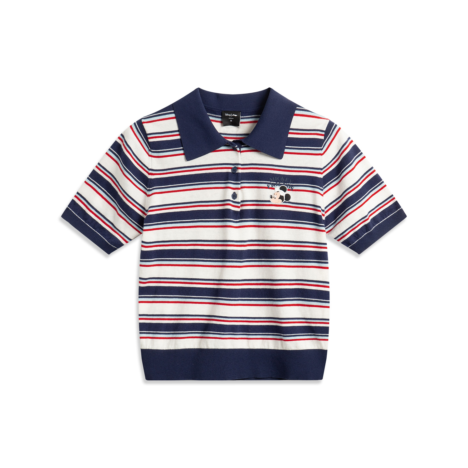 

LINING Футболка-поло Disney женская ivory/dark ship blue