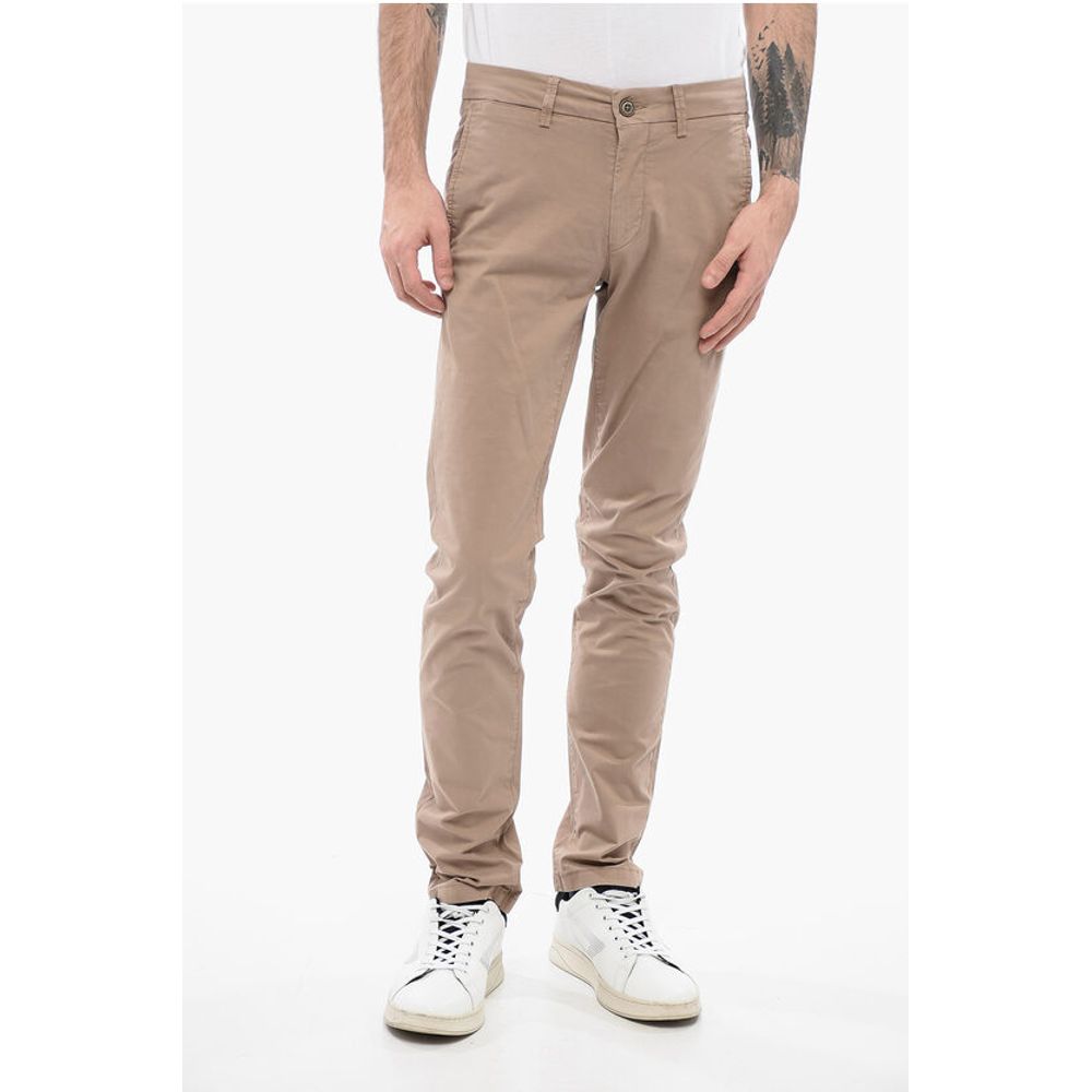 

CC COLLECTION Брюки-чиносы из эластичного хлопка Corneliani, Brown