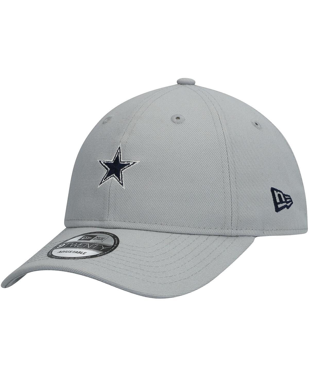 

Мужская серая регулируемая шляпа Dallas Cowboys 9TWENTY New Era