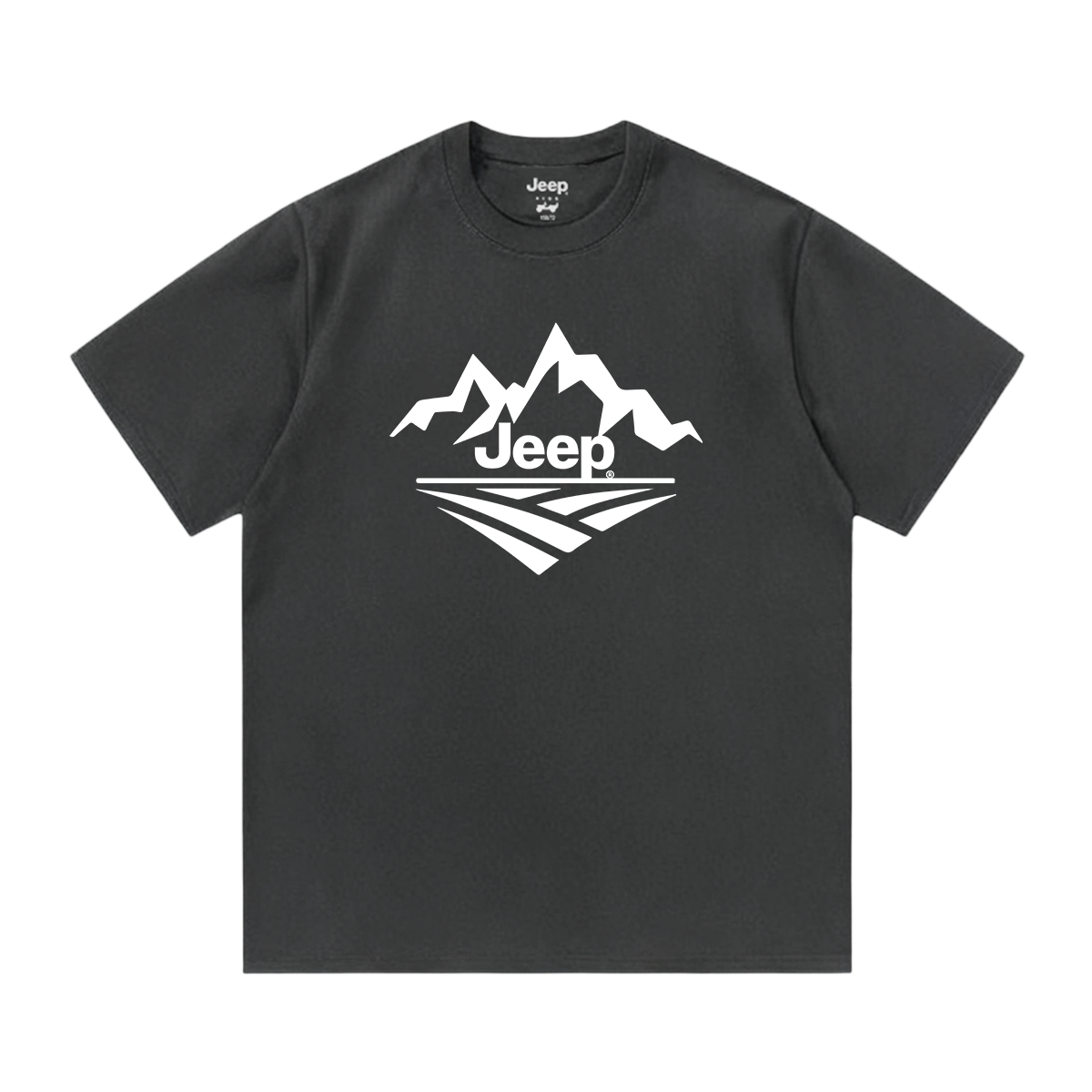 

Футболка для школьников с круглым вырезом Jeep, темно-серый