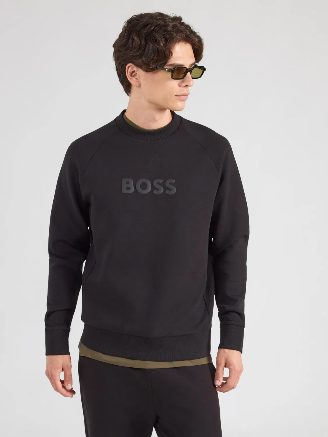 Толстовка Boss Salbo черного цвета — фото 3
